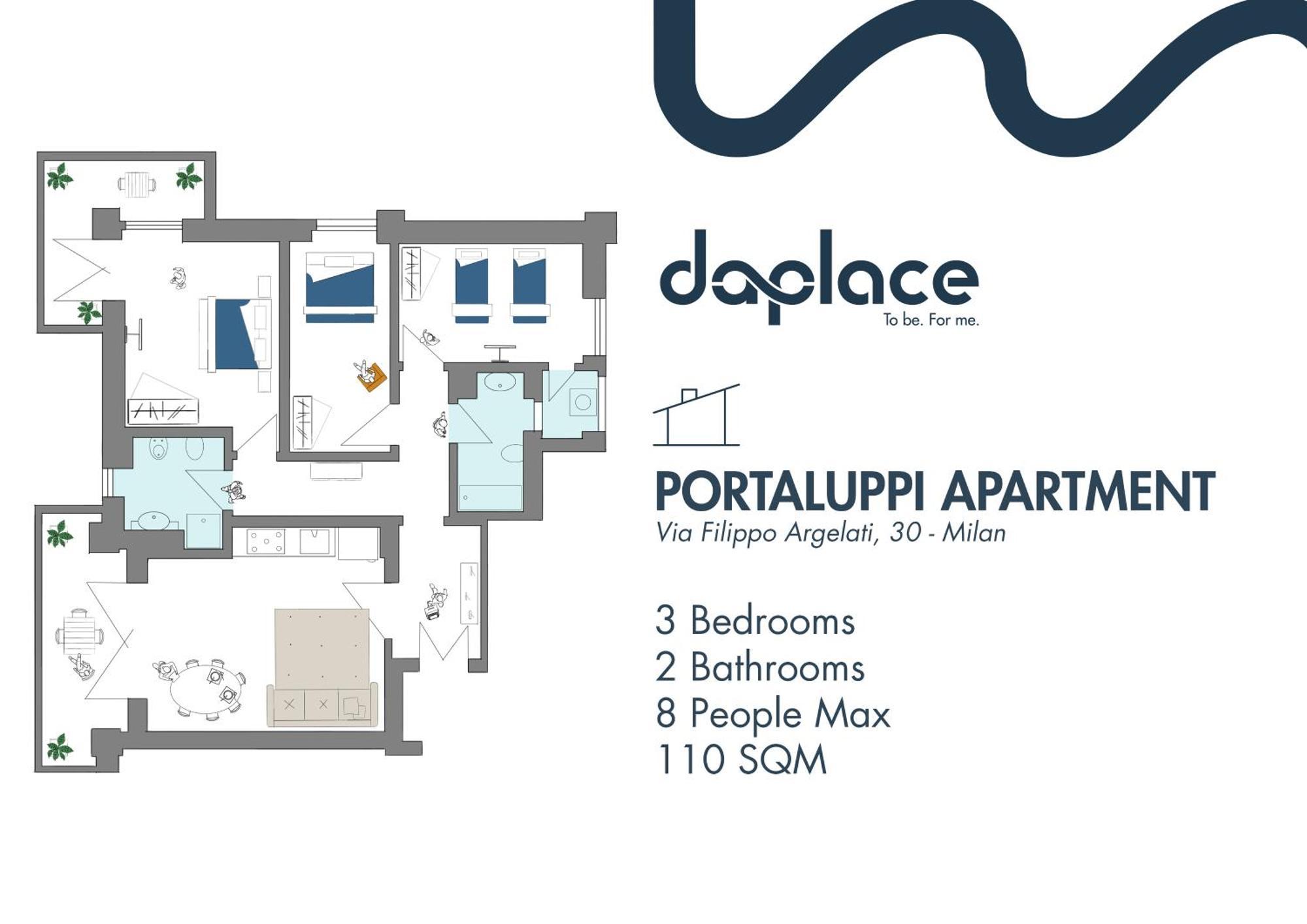 Daplace - Portaluppi Apartment Milano Exterior foto